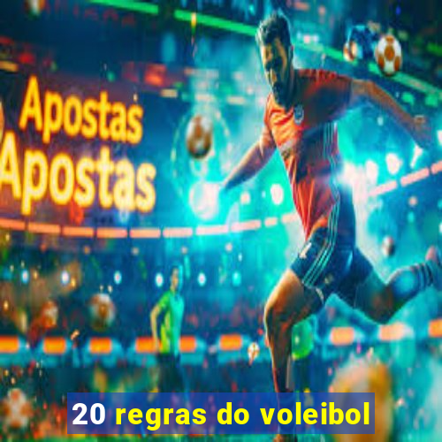 20 regras do voleibol